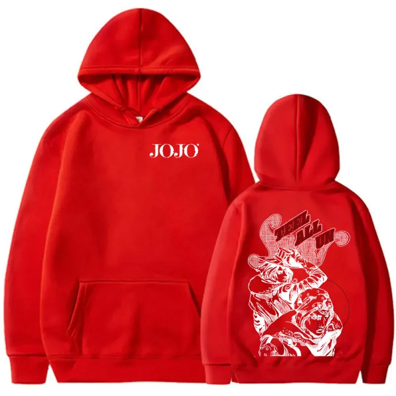 Anime JoJo Bizarre Adventure STEEL BALL RUN Gyro Zeppeli Johnny Joestar Hoodies Men Women Clothing Fashion Pullovers Sweatshirts — image 11