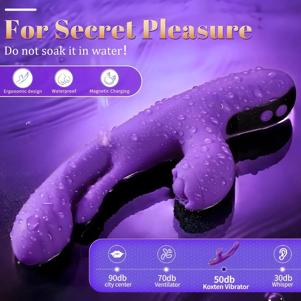 アプリ制御ウサギ 3 IN 1 タッピング羽ばたき膣バイブレーター女性用ウィグル舌 G スポットオナホール大人の大人のおもちゃ女性用 — image 6