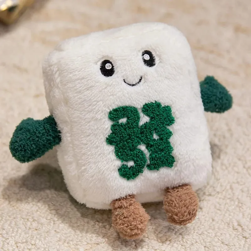 Funny China Mahjong Series Plush Toys Cozy Cotton Cartoon Throw Pillow Back Cushion Children Game Props Creative Home Decor — image 11