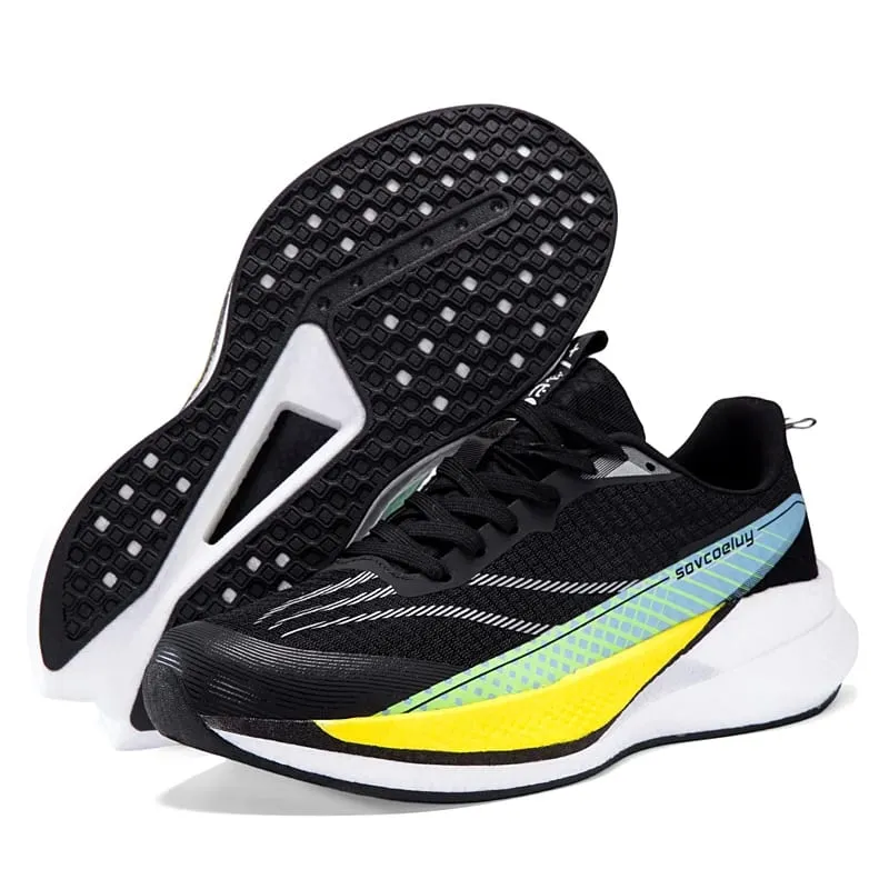 Carbon Plate Running Shoes Men Casual Marathon Athletic Sports Outdoor Travel Breathable Lightweight Comfortable Women Sneakers — image 9