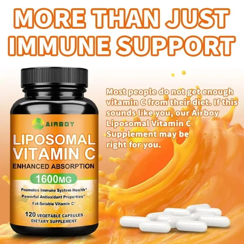 Liposomal Vitamin C - Immune Support Promotes Collagen Production Promote Fat dissolving Antioxidant — image 6