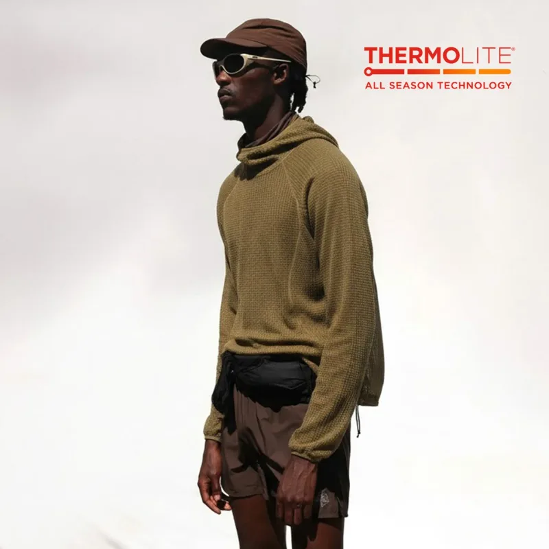 Всесезонная термотолстовка Thermolite® унисекс, легкий быстросохнущий пуловер, толстовка, дышащая зимняя спортивная одежда среднего слоя — image 9