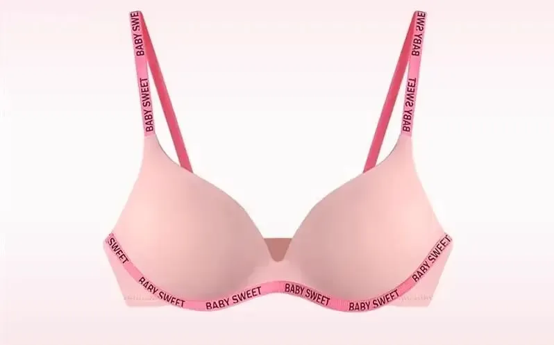 Nouvelle tendance Dopamine couleur sans couture ensemble de soutien-gorge Push Up petit soutiens-gorge sans fil confort beauté dos quotidien décontracté grande taille 32-38