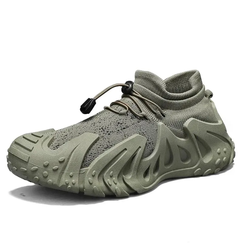 Men's mesh casual sneakers four seasons breathable light soft-sole anti-slip comfort walking shoes outdoor sports running shoes — image 9
