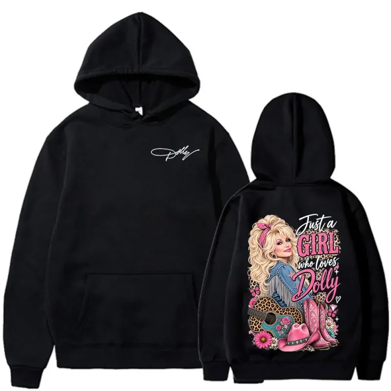 Dolly Parton Country Music Hoodies Men Women Clothing Fashion Harajuku Pullovers Casual Long Sleeve Oversized Hooded Sweatshirts — image 1