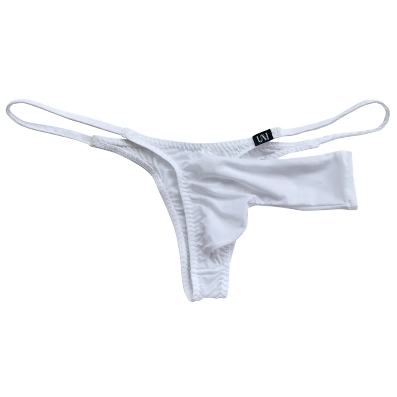 Sissy szexi férfi hosszú ujjú, nyitott ágyéki bikini, puha sztreccs, elválasztott tasak, légáteresztő alvási nappali alsónemű — image 2
