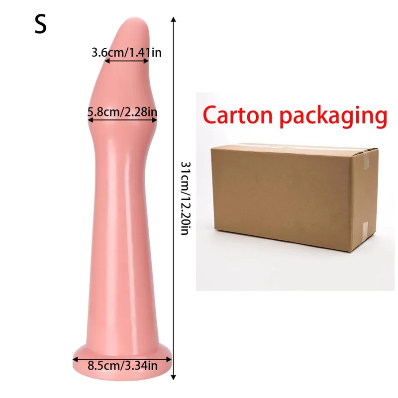 4 Sizes Long Anal Plug Big Anal Dialator Dildo Huge Long Large XL Anal Plug Training Expansion Butt Plug Sex Toys for Women Gay
