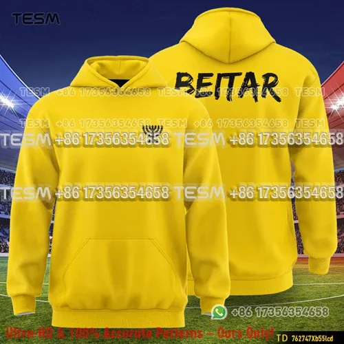 Men Beitar Gothic Font Print Hoodie Oversized Street Hip Hop Pullover Sweatshirt Casual Long Sleeve Hooded Sweatshirts Men Women — image 17