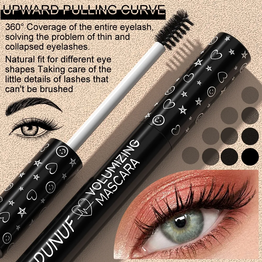 Colorful Eyelash Mascara 5D Silk Fiber Volume Curling Lengthening EyeLashes Extension Purple Blue White Waterproof Eye Makeup — image 5