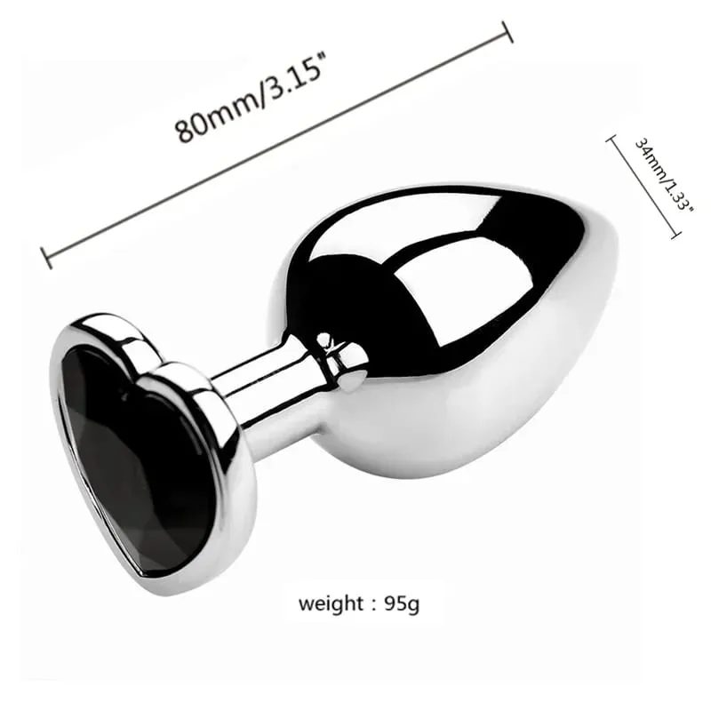 S/M/L Metal Anal Plug Butt Plug Sex Toy Butt Toy for Women Men Couples Gay Adult Game Masturbation Anal Diamond Sex Shop — image 9