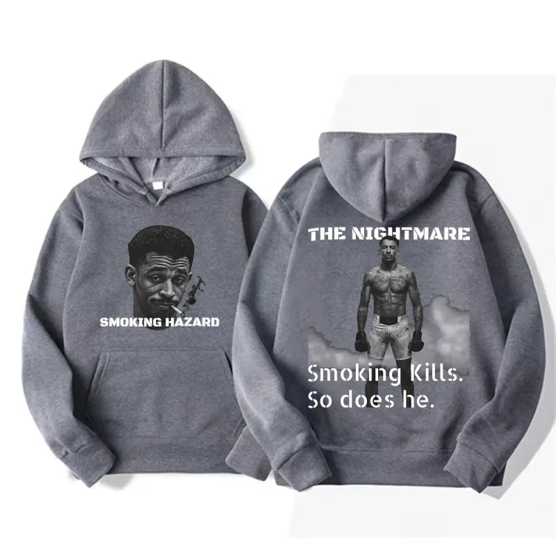 The Nightmare Carlos Prates Smoking Hazaro Hoodies Men Women Violence Aesthetics Sweatshirts Casual Fleece Long Sleeve Pullovers