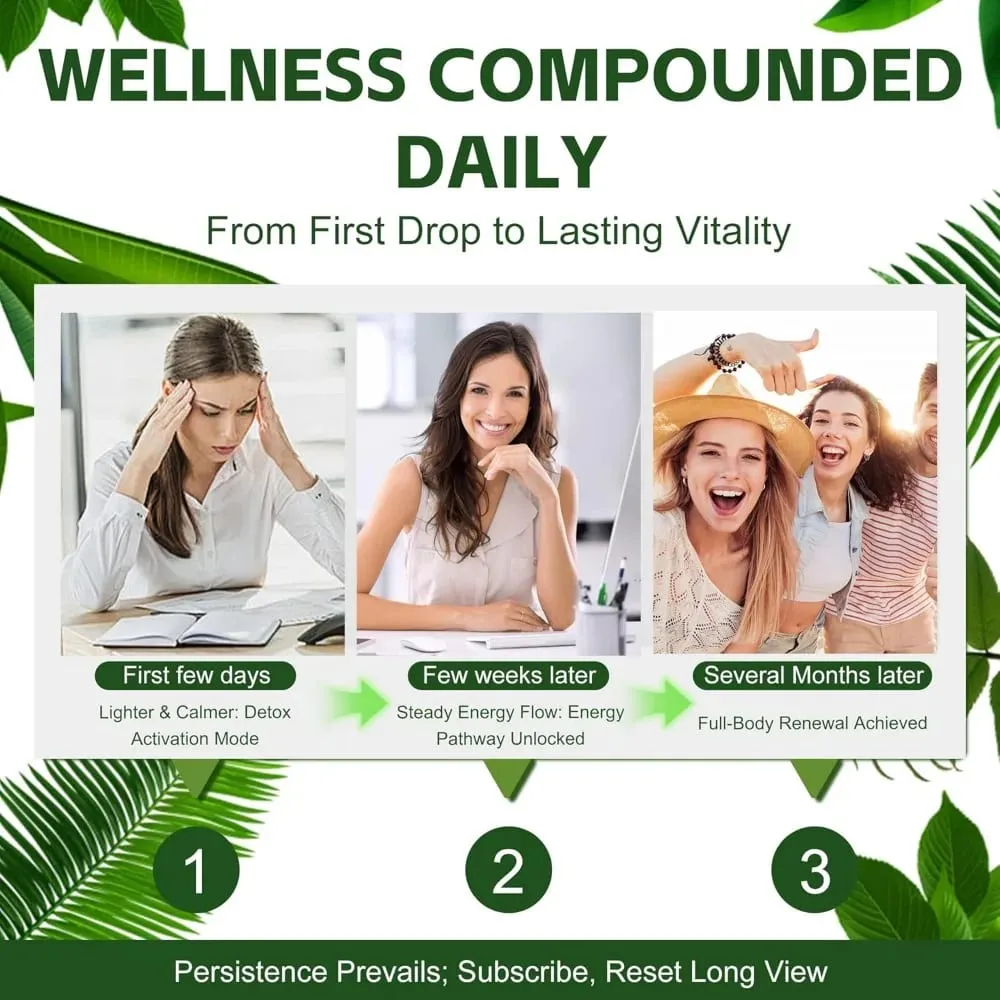 Soursop Liquid Drops Herbal Extract Plant Based Supplement with Soursop Fruit and Leaf Blend Daily Wellness Formula Vegan — image 3