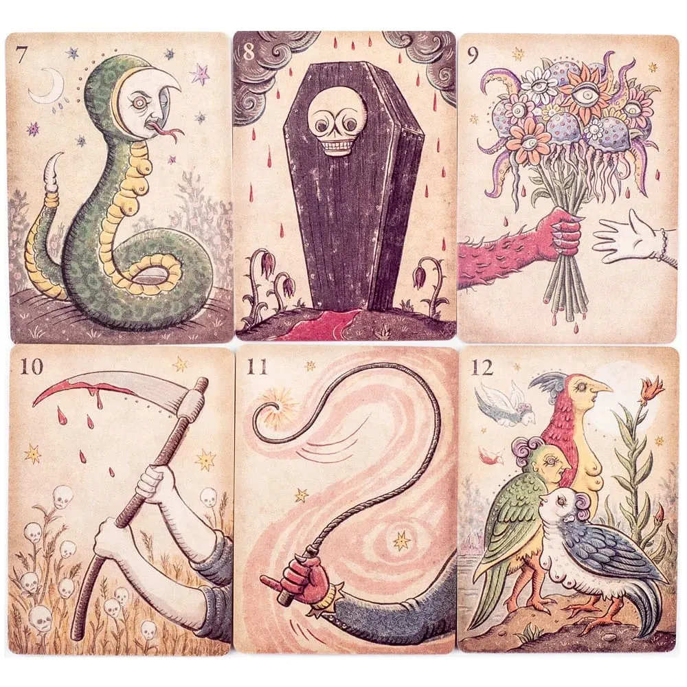 Lenormand Della Luna Tarot Deck 36Pcs Divination Fate Tarot Oracle Cards Party Entertainment Board Game Cards 7.3*10.2cm — image 5
