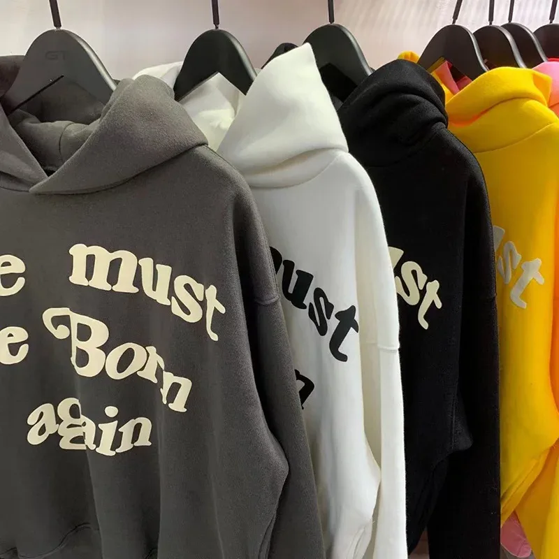 23FW Classic Foam Logo Ye Must Be Born Again Felpa con cappuccio Uomo Donna Migliore qualità Oversize Kanye West CPFM.XYZ Felpe Multicolor — image 7
