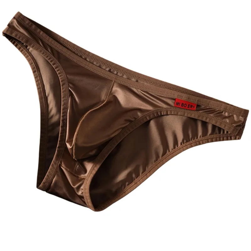 Lelaki Satin-seperti Bikini Ais Sutera Regangan Kantung Ringkas Pakaian Dalam Wanita Seluar Dalam Bernafas Seluar Dalam Lancar Seluar Dalam Tali Jepun