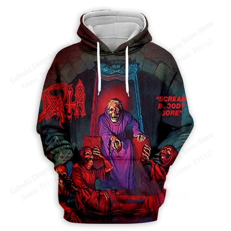 Death Band Album 2027 3d Print Hoodie Men Women Fashion Rock Hoodie Sweatshirt Outwear Coat Men Hoodie Winter Clothes Sportwear — image 7
