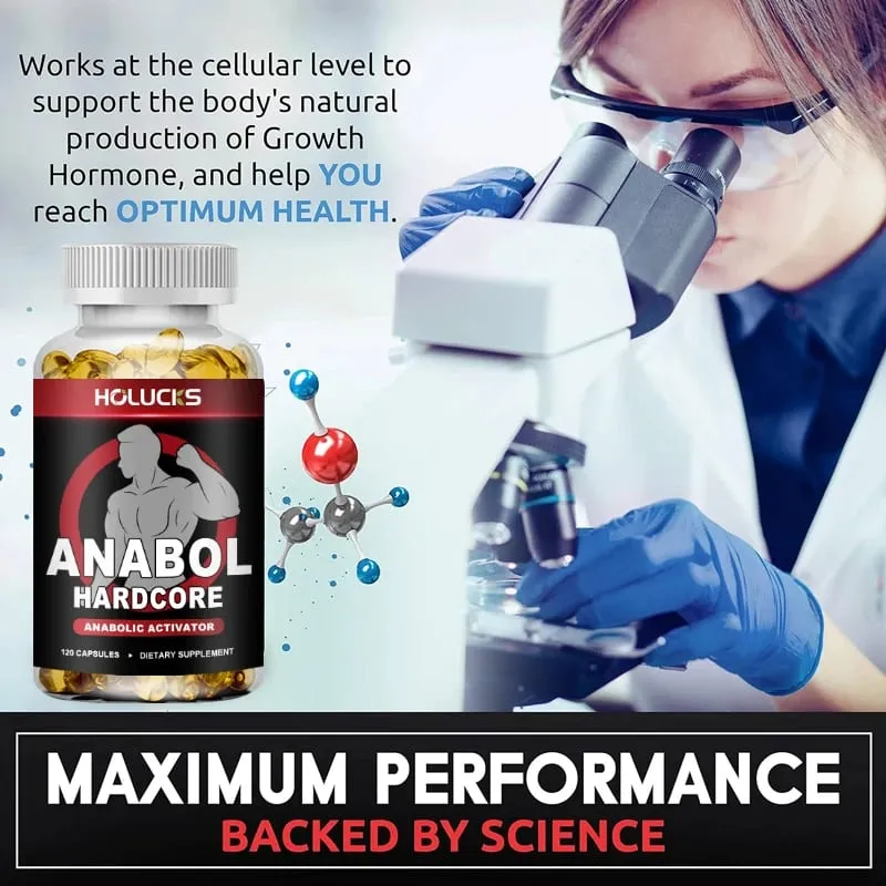 Anabol Hardcore Anabolic Activator Capsules Support Muscle Building Strength Gains & Fat Shredding for Athletes — image 2