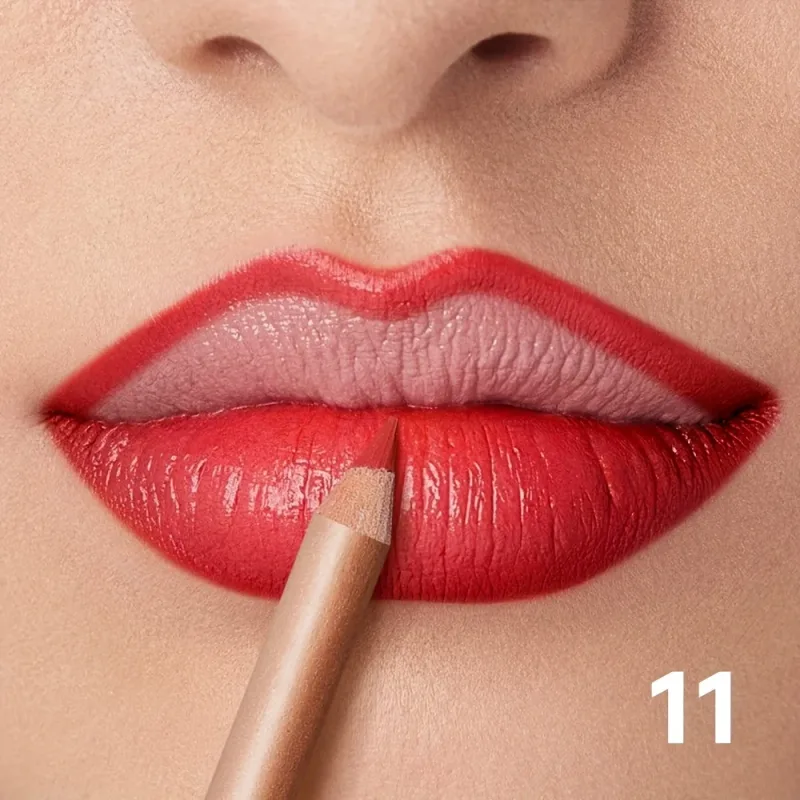Lápis delineador labial fosco nude de longa duração à prova d'água à prova de manchas contorno preciso fórmula cremosa suave — image 8