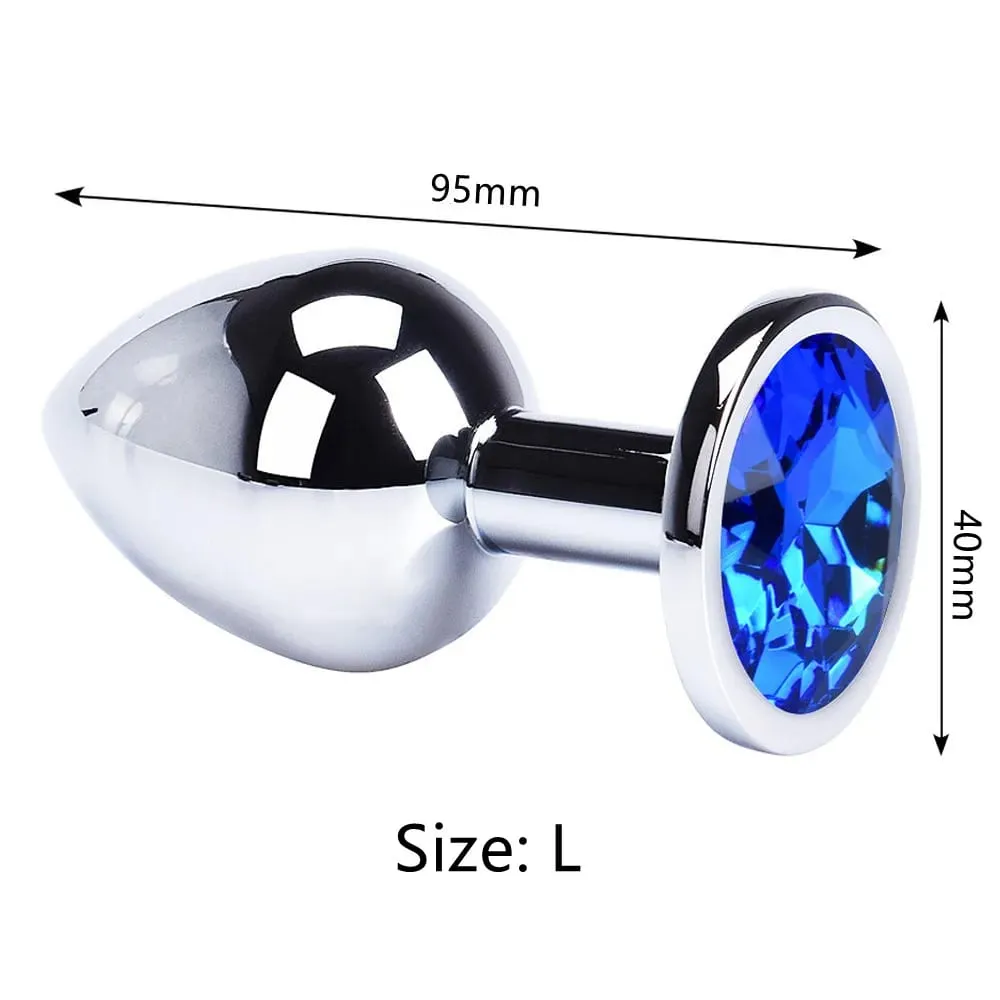 2026 Hot Sex Toy Metal Anal Plug Jewelry Base Beginner To Expert Butt Plug Adult Toy Tail Female/Male Dildos Couples Adults Game