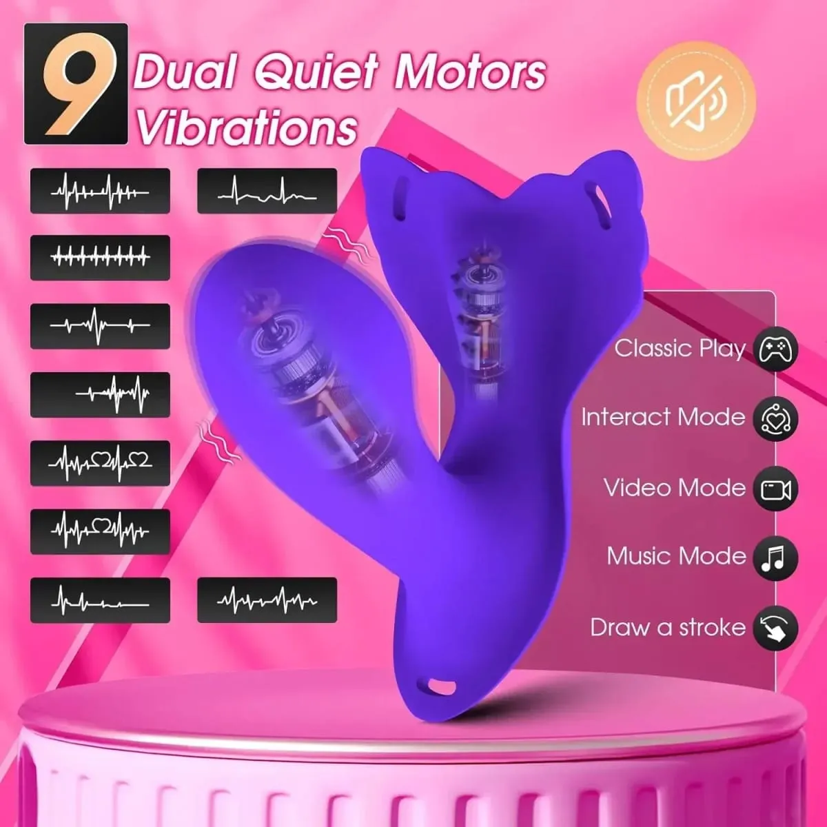 Vibrador vibrador ponto g com controle sem fio, aplicativo para mulheres, controle remoto, calcinha vagina, massageador vibratório, brinquedos sexuais para casal — image 2
