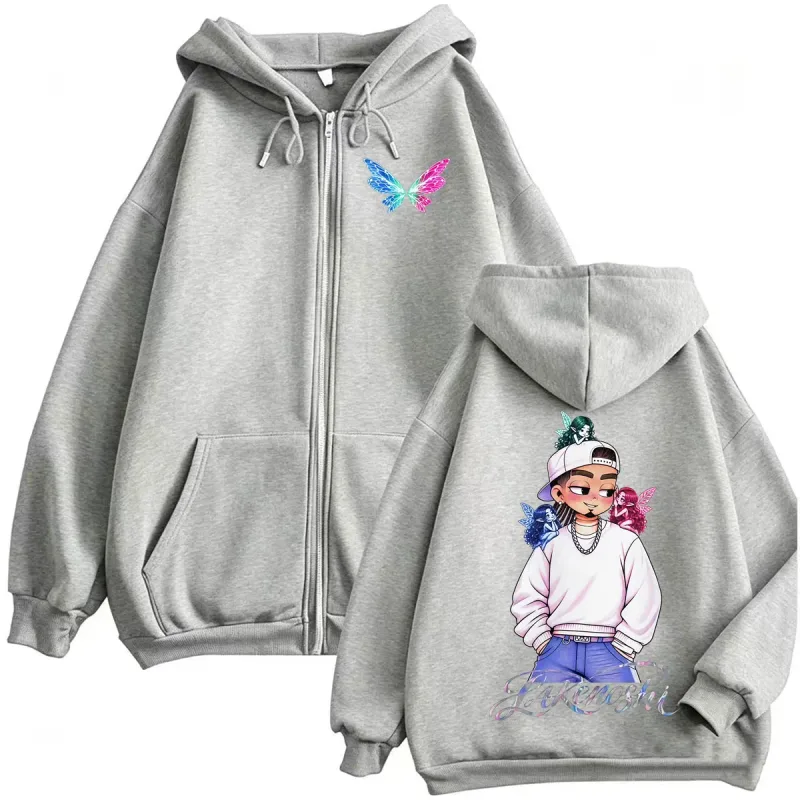 Omar Courtz Por Si Manana No Estoy New Album 2026 Tour Zipper Hoodies Men Women Fashion Hip Hop Pop Music Sweatshirt Jacket Coat — image 7