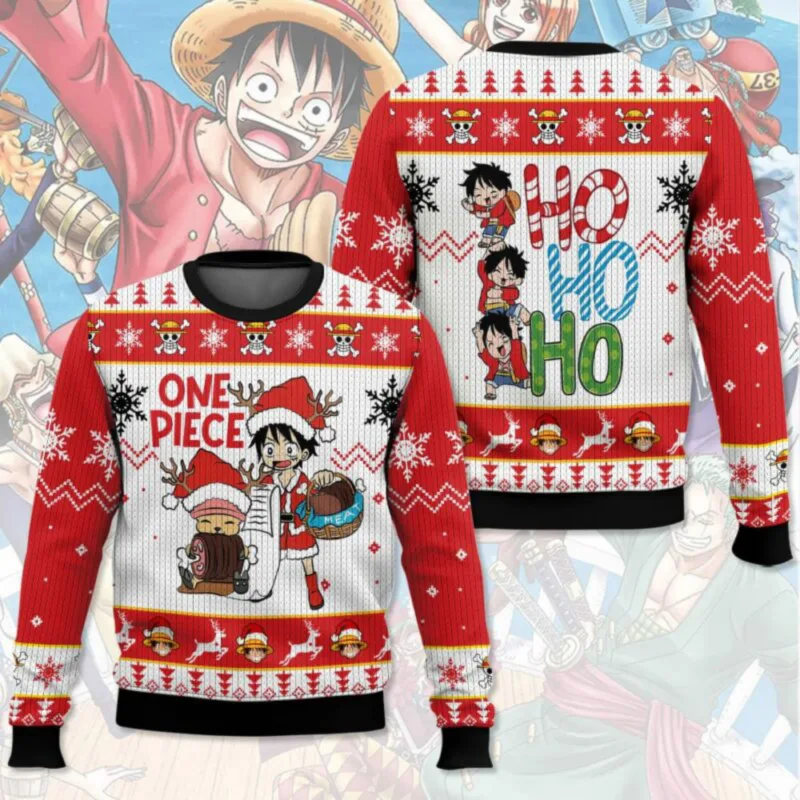 Fantasy chainsaw Christmas Carnival Unisex Sweater Santa Claus Sweater 3D Sweater Autumn and Winter Premium Clothing — image 4