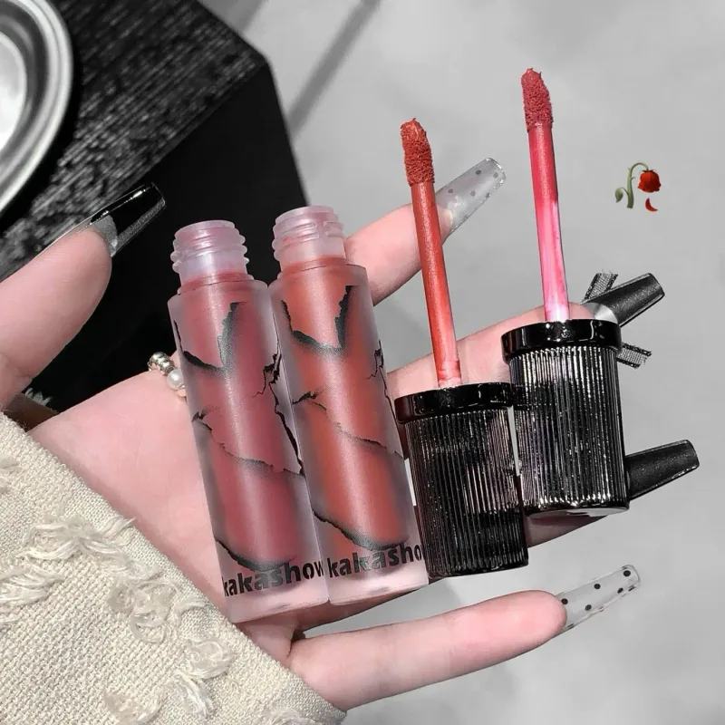 Marmo Opaco Labbra Fango Velluto Morbido Fog Tinta per labbra Cosmetici per labbra antiaderenti a lunga durata — image 7