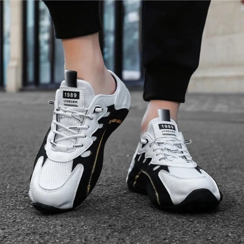 Men Sneakers teenage Trendy Shoes Summer Mesh Breathable Casual Shoes anti Slip Wear-resistant Platform Sneakers Tênis Masculino