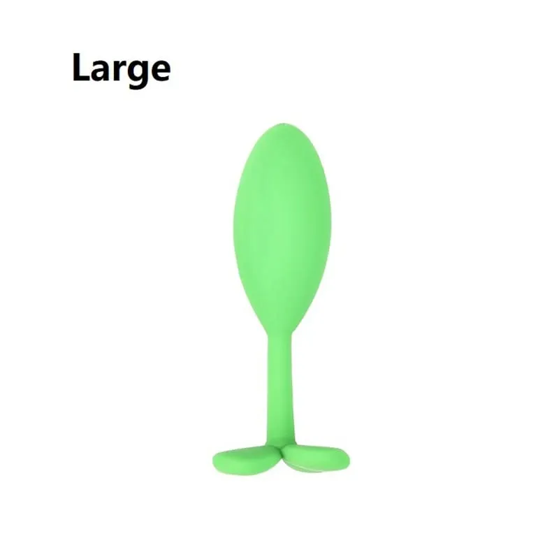 Silicone Anal Beads Butt Plug Set Mini Small Medium Large Anal Plug Four Leaf Clover Anal Trainer Sex Toy Men Women Gay — image 9