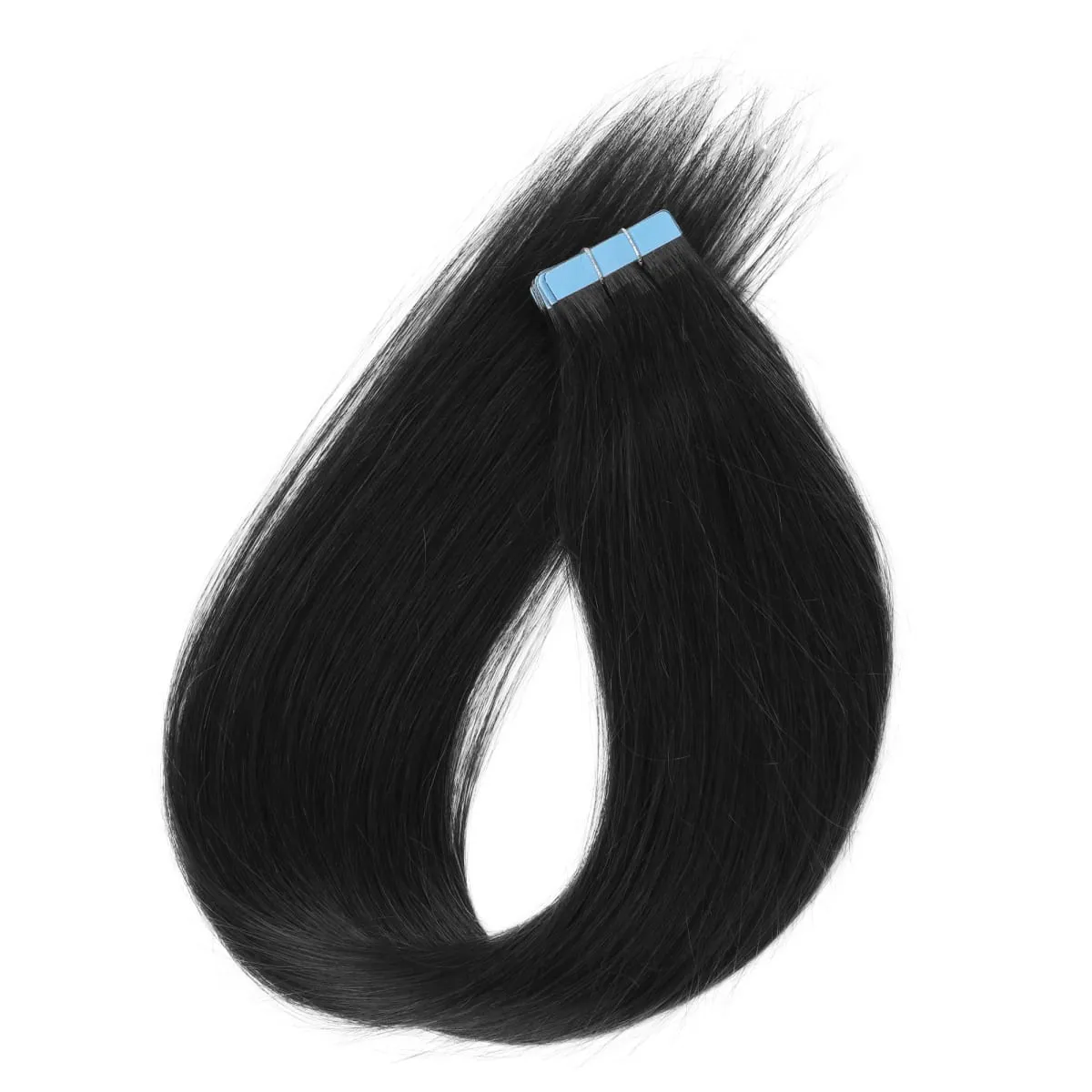 20Pcs/Pack Tape Sa Mga Extension ng Buhok ng Tao Angkop para sa mga Babae na may Invisible Adhesive Tape Ins Seamless Straight na Buhok para sa Volume at Haba