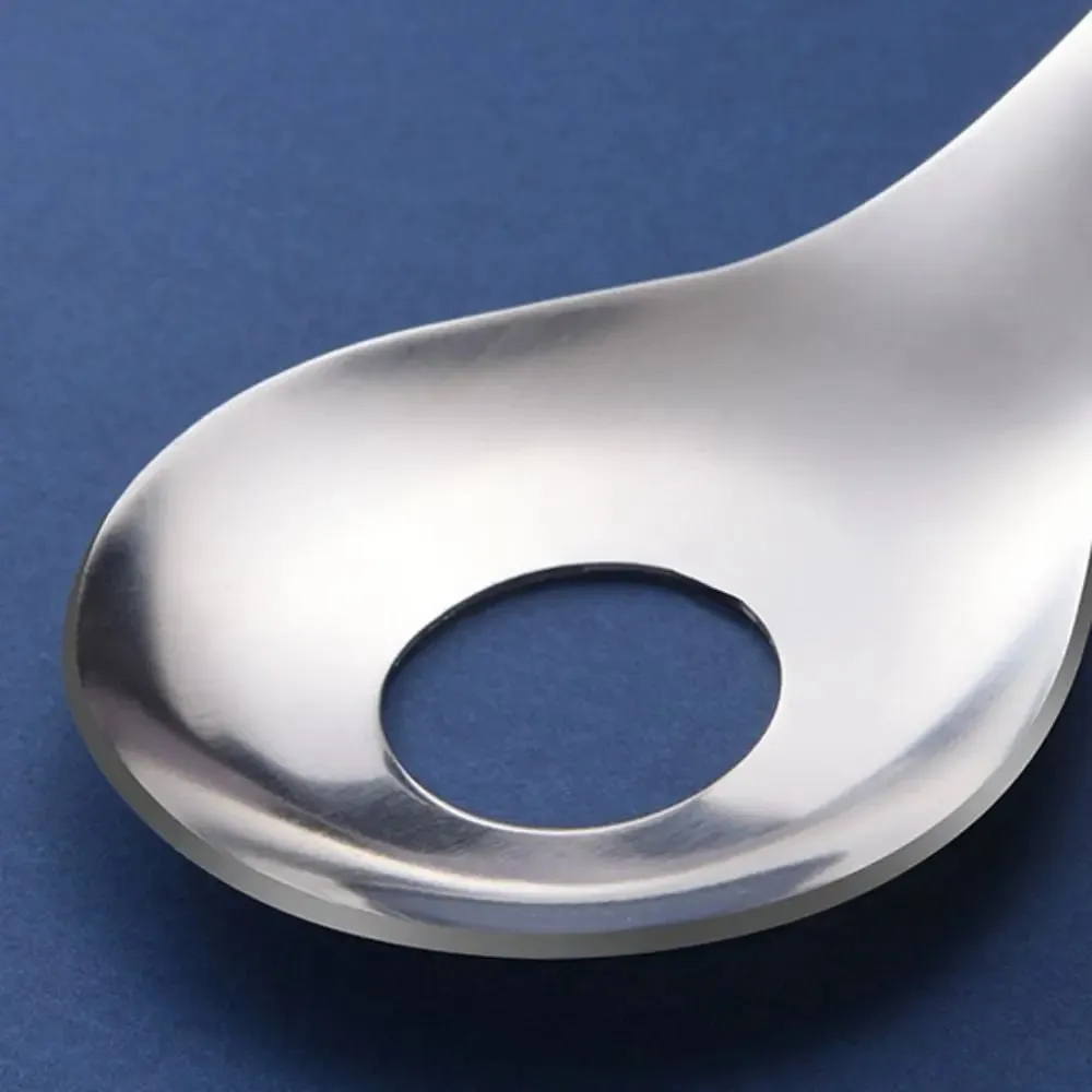 Stainless Steel Croquettes Meatball Spoon Mold with Round Hole Non-stick Meatball Maker Spoon Hangable Meat Press Tools Home Use — image 5