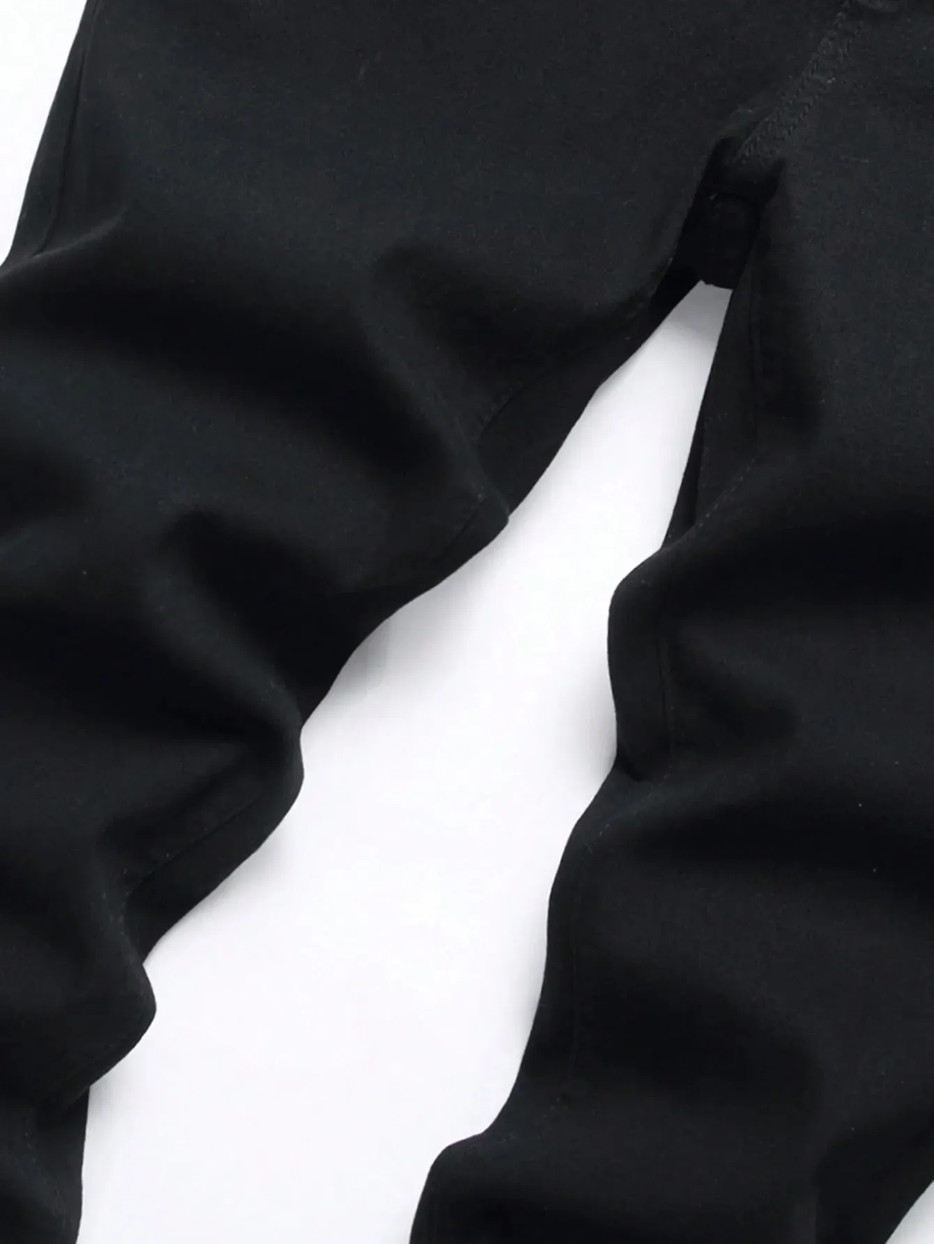 Men High Stretch Solid Black Denim Jeans Skinny Slim Fit Denim Pants Male Classic Casual Daily Business Streetwear Trousers
