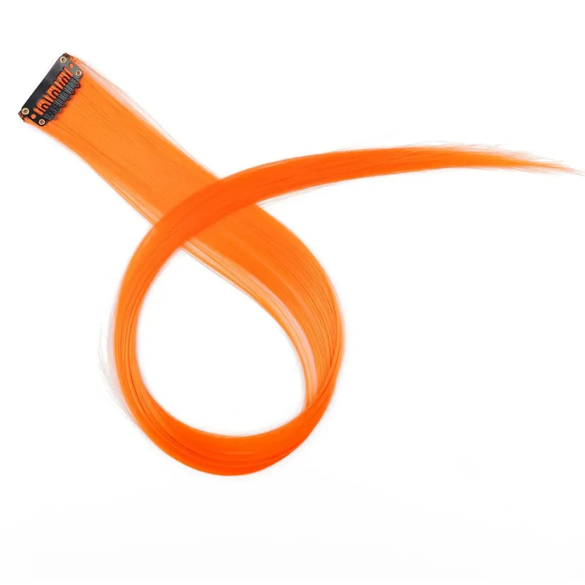 45cm Straight Clip‑on Synthetic Hair Pieces One‑Piece Bright Color Hair Extension Clips DIY Cosplay Hair Accessories — image 17