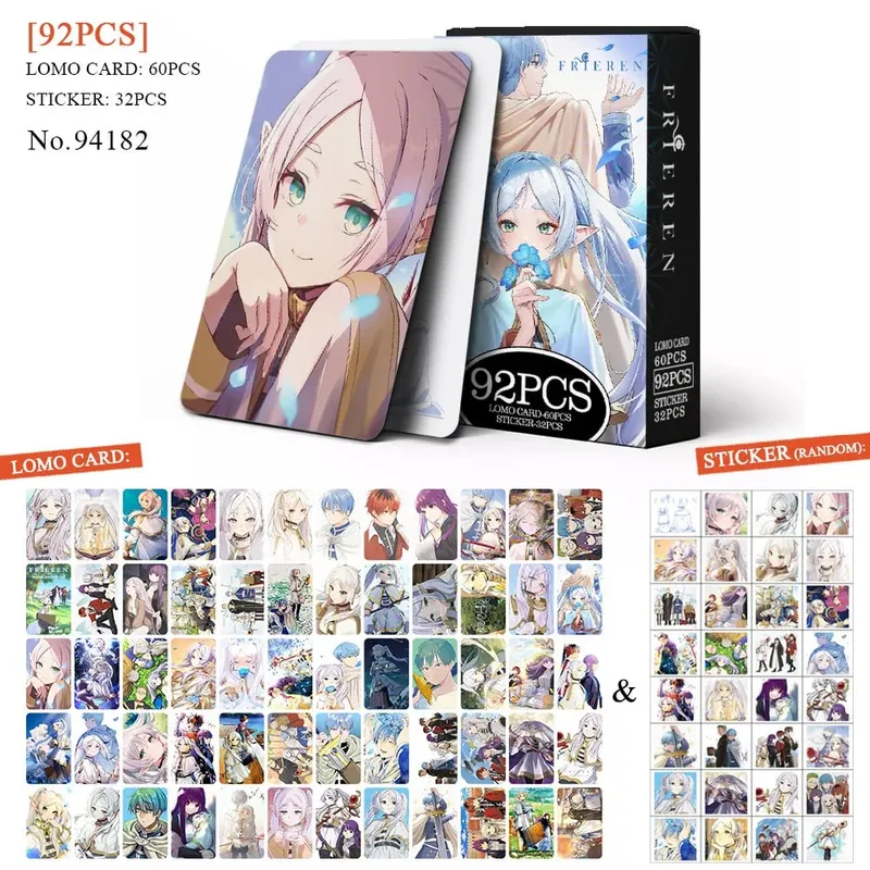 Tarjeta postal de Anime Attack on Titan‌ Lomo, juguete Haikyuu boticario diarios Honkai Star Rail, tarjetas de colección con pegatinas de regalo
