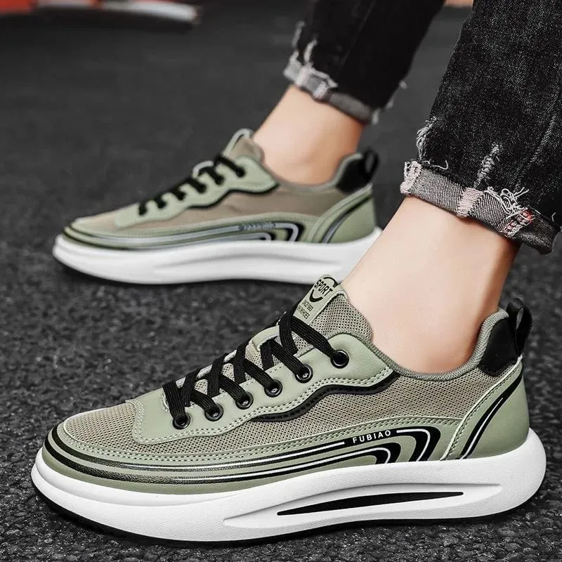 Mens Casual Sport Shoes Loafers Summer Breathable Mesh Tennis Sneakers Outdoor Non‑Slip Lightweight Running Shoes — image 2