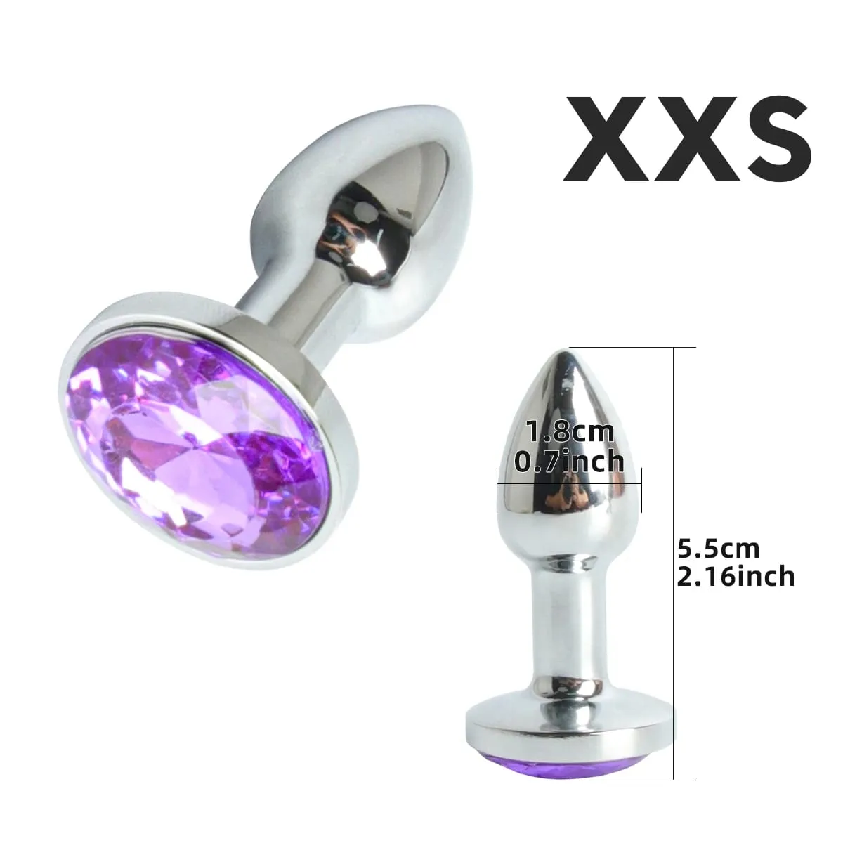 Mini Metall Anal Plug XXS Kleine Anal Dilatator Für Erwachsene Männer Frauen Butt Plug Mit Runde Kristall Weibliche Masturbation Anus sex Spielzeug