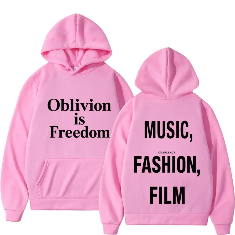 XCX Album Music Fashion Film Tour 2026 Толстовка с принтом для мужчин и женщин модный пуловер Повседневная толстовка в стиле хип-хоп подарки для фанатов — image 8