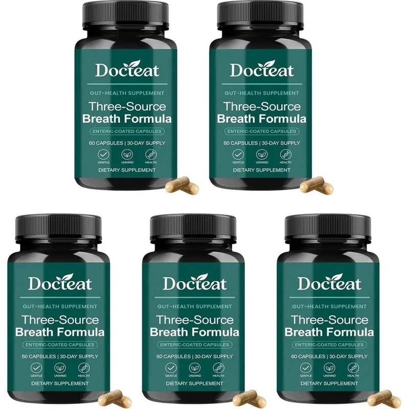 Docteat Gut Health Supplement Capsules with Berberine HCl Digestive Enzymes for Digestive Wellness & Immune Support 60 Capsules — image 11