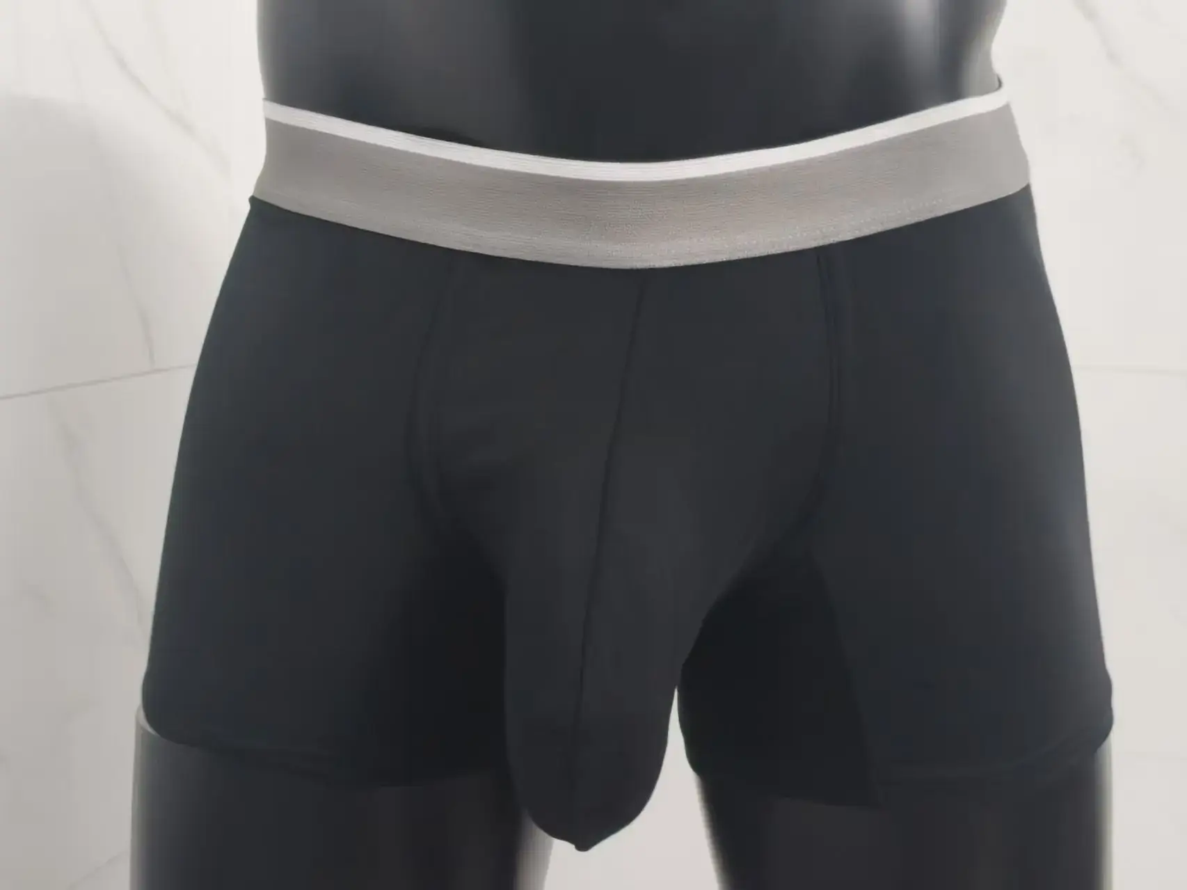 พรีเมี่ยมผู้ชาย Modal Boxer กางเกงกระเป๋าใหญ่ชุดชั้นในขนาดใหญ่พิเศษ Bulge Enhancing Breathable Cooling น้ำหนักเบา Mens Boxers Pantie — image 10