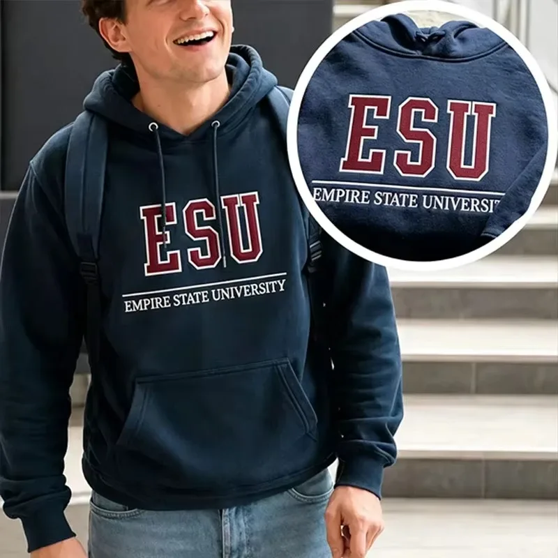 ESU Empire State University Hoodie Sweatshirt Tom Holland Brand New Day Merch Peter Hoodies Unisex Spring and Summer Long Sleeve — image 2