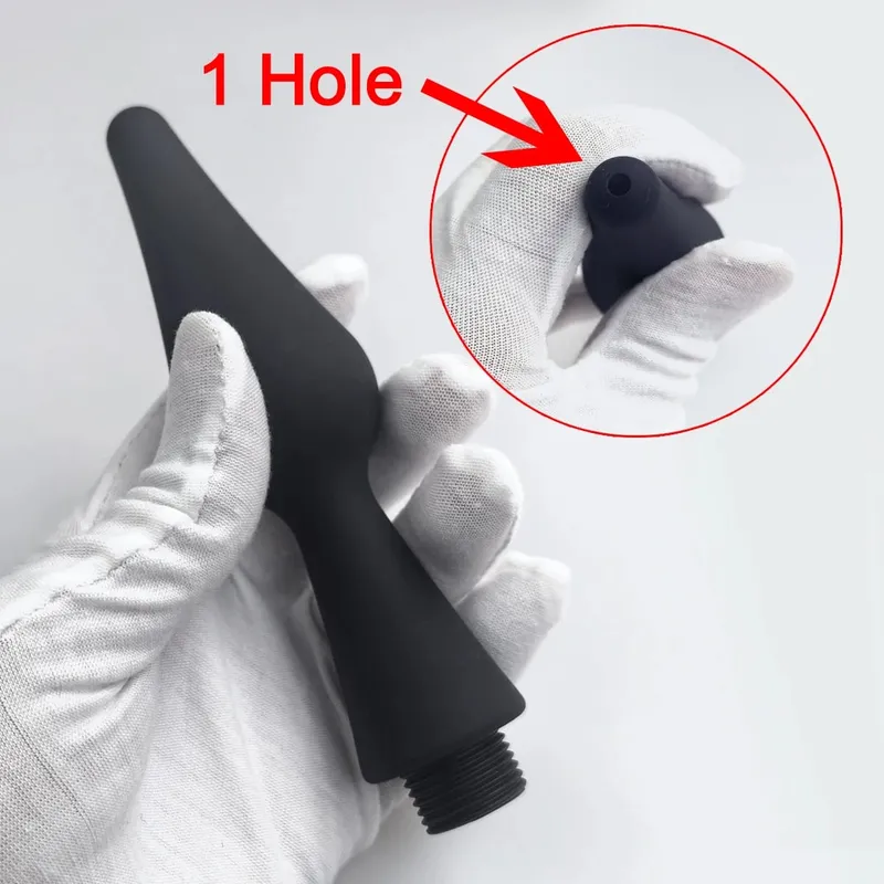 1ชิ้นซิลิโคนก้นล้างplug-inห้องอาบน้ำฝักบัวสวนทวารหนักdilatorsทำความสะอาดห้องน้ำผู้ใหญ่เซ็กส์ทอยBDSMทาสสุขภาพทางเพศ — image 11