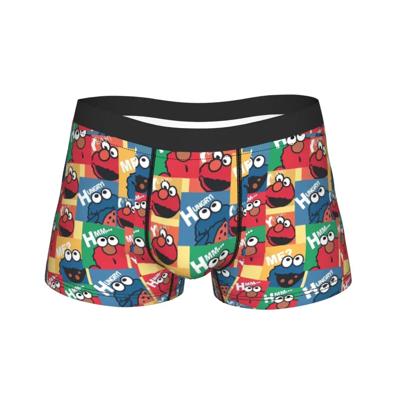 S-Sesams Straten Tango Elmo & Grover Ondergoed Mannen Shorts Slips Grappige Boxershorts Kwaliteit Douane Oversize Slipje — image 10