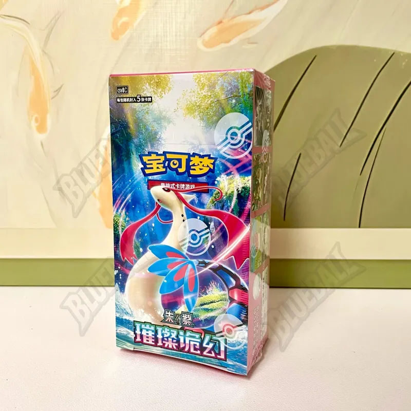 Oryginalny pokemon Scarlet Violet Gem Pack Vol6 cienkie pudełko TCG kolekcjonerskie bitwy karty kolekcjonerskie uproszczona chińska wersja zabawki prezent — image 16