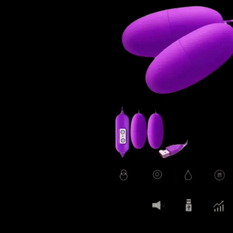 Dual Motor Bullet Vibrator Vibrating Egg USB Rechargeable Clitoral Stimulator Massager Multi Speed Pleasure Sex Toy — image 5