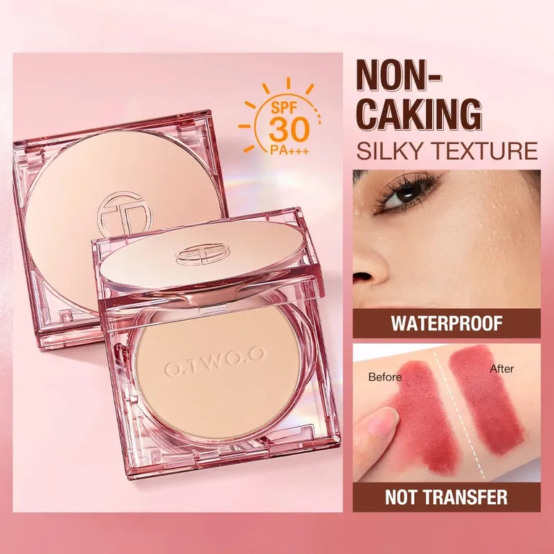 O.TWO.O 9 Uds maquillaje completo para rostro base en polvo máscara delineador de ojos pluma tinte de cejas lápiz labial sombra de ojos maquillaje para mujeres