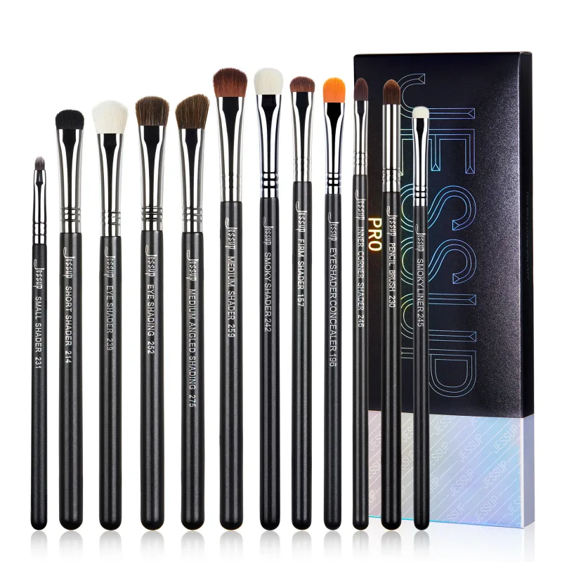Jessup Eyebrow brushes set 3pcs Pro eyebrow brush synthetic brow sculpt/slim flat angled brows brush/precision definer T326 — image 12