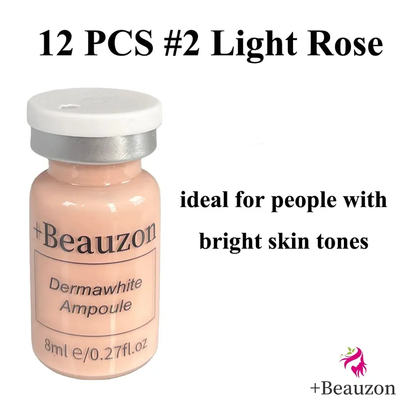 8ml บีบีครีม Hyaluronic Acid Facial Glow Serum Ampoule Essence Peptide Moisturizing Foundation Skin Rejuvenation Care Beauzon — image 18