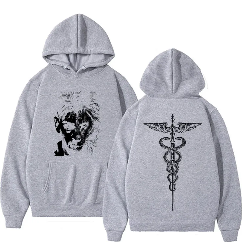 El Matador Ilia Topuria Tattoo Graphic Hoodies Men Women Harajuku Classic Gothic Sweatshirt Casual High Quality Oversized Hoodie — image 12