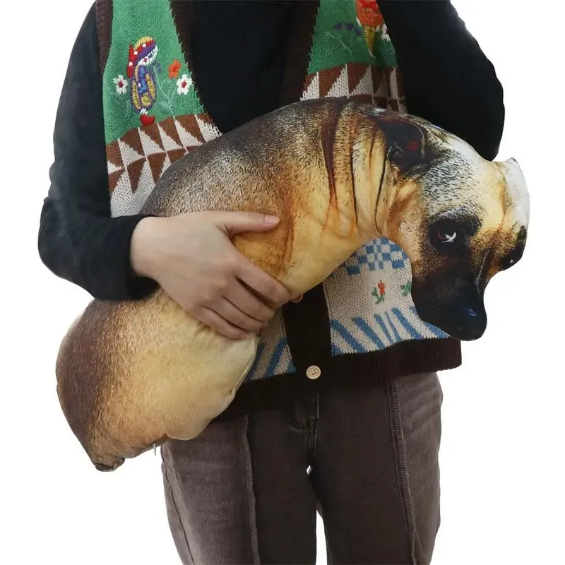 Bantal Lempar Haiwan 3D Bergaya Hidup Ba