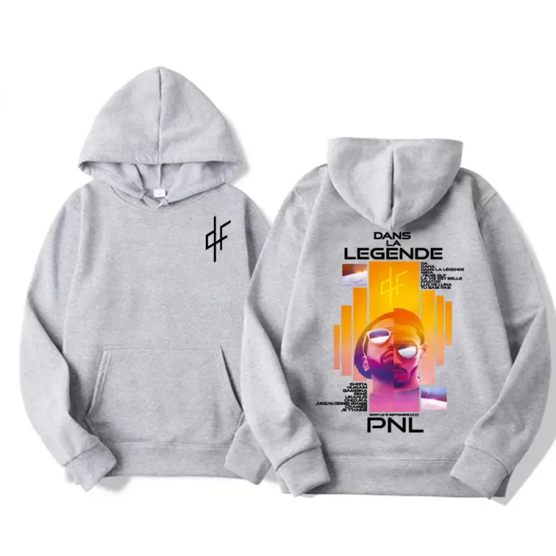 French Rapper Le Monde Chico PNL Album Cover Hoodies Men's Clothing High Quality Fleece Sweatshirts Fashion Hip Hop Retro Hoodie — image 9